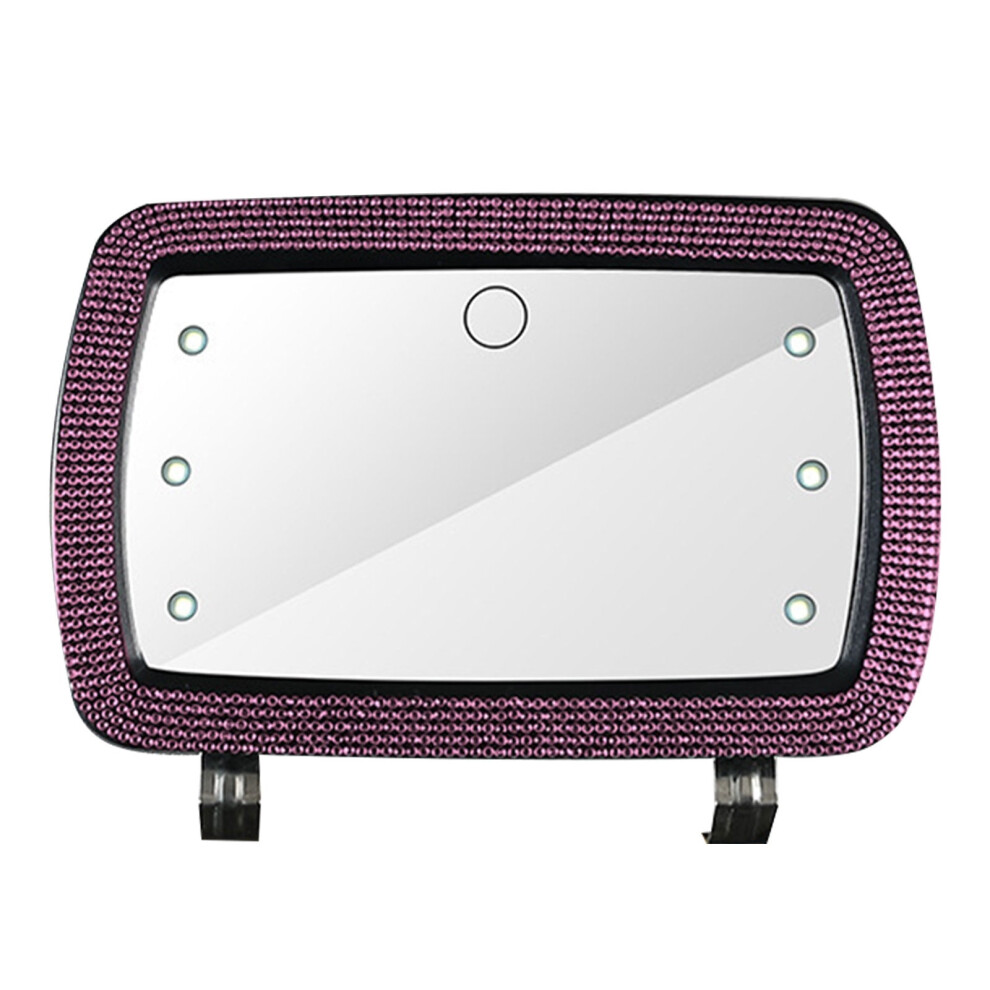 Rechargeable Car Visor Vanity Mirror With 3 Dimmable Modes, Clip-On For Sun Visor Â Compatible With Most Vehicles Light 9426043888039
