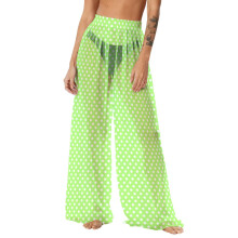 Women's Bohemian Chiffon Beach Pants Lightweight Wide Leg