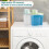 2Pcs Powder Storage Container, Durable PP Plastics Detergent Dispenser for Laundry, Unbreakable Pods Storage 2