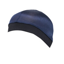 Silky Bonnet for Sleeping Extra Large Silky Hair Wrap Satin Lined Hair Bonnet Skull Caps for Curly Hair Navy Free Size