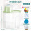 2Pcs Powder Storage Container, Durable PP Plastics Detergent Dispenser for Laundry, Unbreakable Pods Storage 4