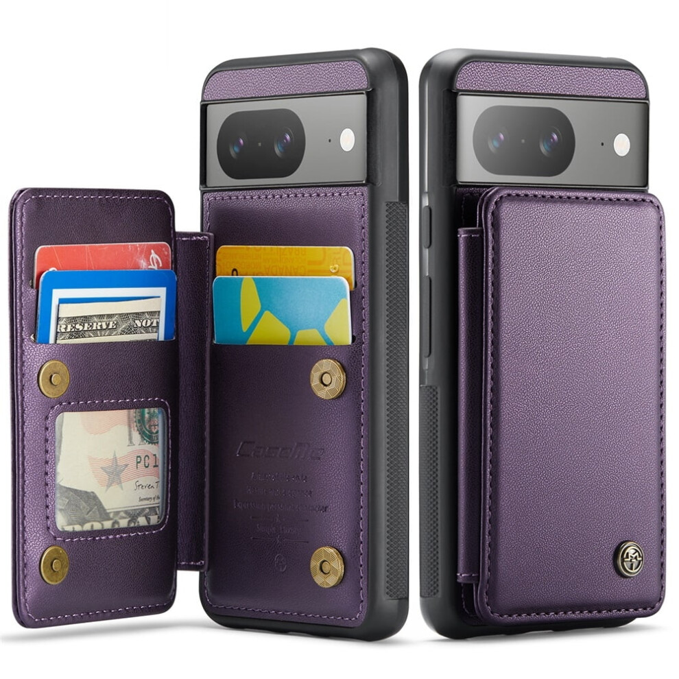 Caseme Leather Wallet Case For Google Pixel 8 (6.3"), Rfid Blocking, Magnetic Clasp, Kickstand, Shockproof Â Compatible With Google Pixel 8 9178400147746