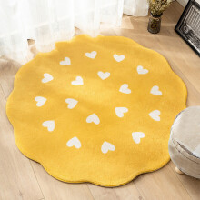 Valentine Rug, 31.5in Modern Round Carpet for Computer Chair Floor Mat, Water Absorbing No Slip for Living Room Sofa Coffee Table