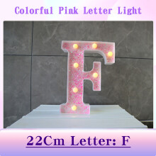 Customizable LED Marquee Letter Lights - Battery-Operated Color Changing Neon Signs for Bedroom Wall Decor & Proposal Party Backdrops