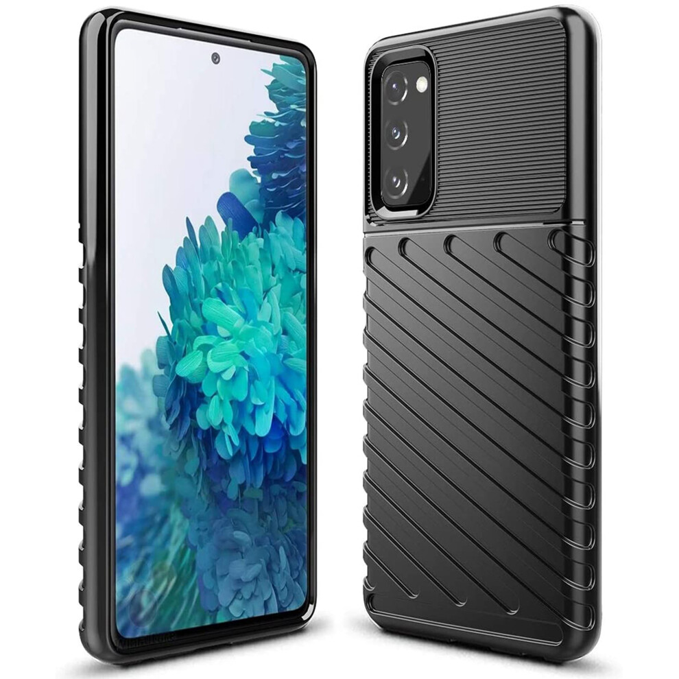Compatible With Samsung Galaxy S20 Fe 5G Case Â Slim, Shock-Absorbing, Anti-Slip Tpu Cover For 6.5" Model, Black 9426043927011