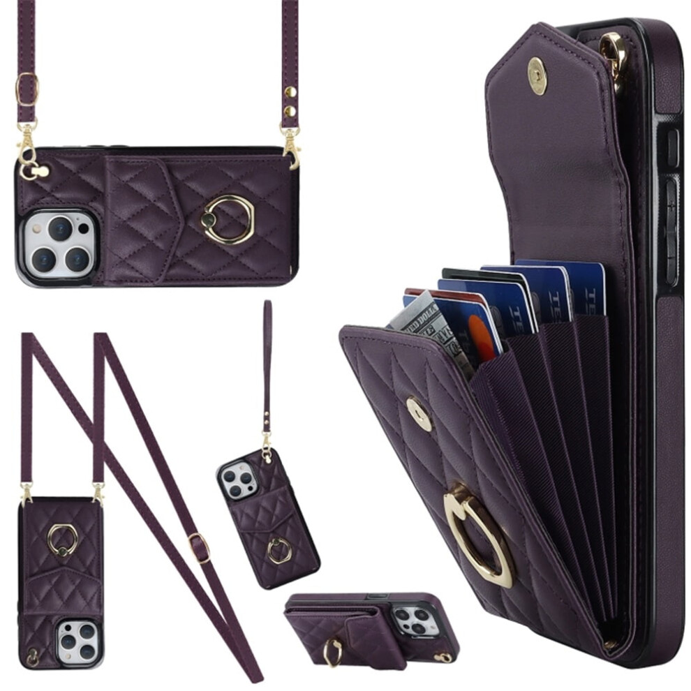 Pu Leather Wallet Case For Iphone 13 Pro Max With Rfid 9101399793878