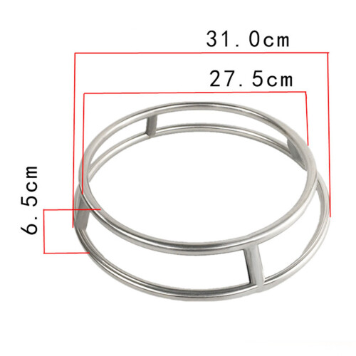 Stainless Pot Rack Dual Layer 27.5x31x6.5cm 1