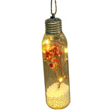 Retro LED Christmas Lights with Snow Globes & Mini Trees – Vintage Snowflake & Ornament Decor for Bedroom, Window, Mantel