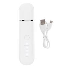 Draagbare gezichtsreiniger met EMS-pulsmassage, USB-oplaadbare huidspatel, zacht maar effectief hulpmiddel voor diepe poriënreiniging.