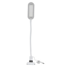 Sewing Machine Lighting Lamp, USB Rechargeable LED Desk Light with Flexible Gooseneck and Magnetic Base, 3-Level Touch Dimmable Work Light for