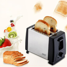 2-Slice Toaster Oven Air Fryer with Touchscreen, 6 Settings, Removable Crumb Tray, Wide Slot, Compatible with Standard Bread, Includes Protective