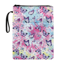 Book Sleeve Protector Pouch with Pocket Polyester Easy Carry Book Case Book Sleeve Cover Lightweight Protector Wrap Bag with Waterproof