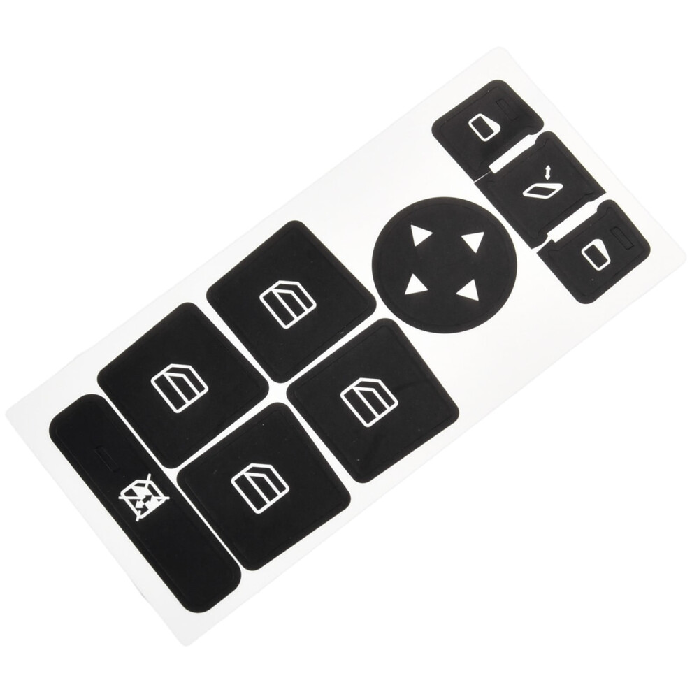 Car Window Switch Button Repair Sticker Decor Stickers For Mercedes -Benz W204 C250 C300 C350 Decoration Accessory 9336866718263
