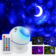 Planetss Starry Sky Projector with Remote – Northern Lights, Galaxy & Moon Light Ceiling Projector, Christmas Gift, compatible with US outlets
