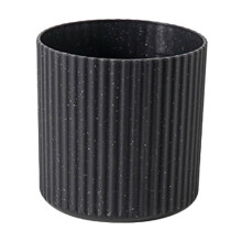 School Bathroom Accessories Vertical Striped Desktop Trash Can Household Round Lidless Bedroom Kitchen Mini Thickened Foolproof, Gifts for Family