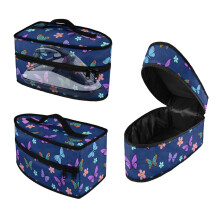 Dustproof Travel Iron Storage Case Butterflies and Florals Durable Travel Iron Case Ideal for Travel or Storage, Case Only
