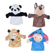 Imaginative Pretend Play Animal Hand Plush Toy with Movable Mouth Premium Quality Soft Plush Toys for Interactive Toy and Educational Puppets