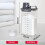 Vileda Vileda Detergent Box 2300 ml Grey ? Practical Storage for Washing Powder ? Includes Measuring Cup for Precise Dosing ? Airtight & Space-saving 2