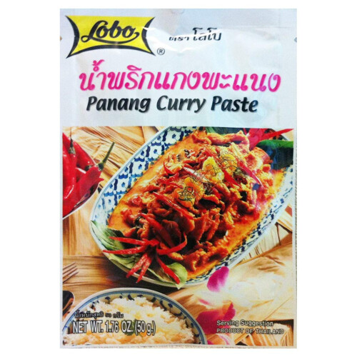 Thai Masman, Green, Panang, Red Curry Paste 50g Each 1