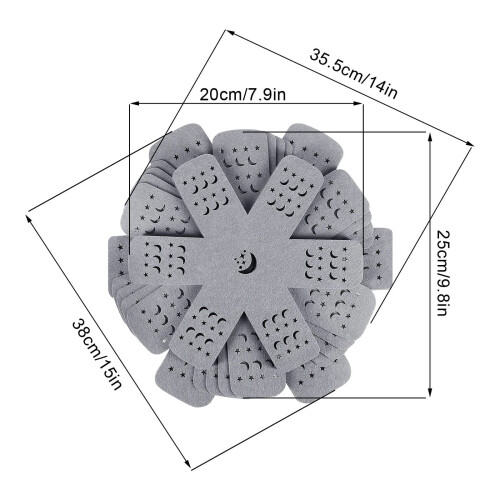 Pot & Pan Protectors Non-Slip Stackable 12 Pcs 2