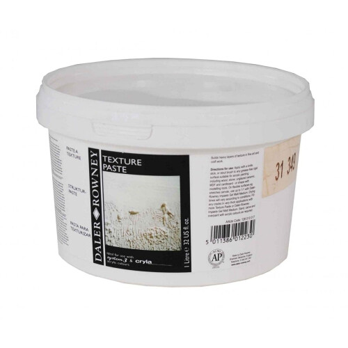 Daler-Rowney Acrylic Medium, Plastic Pot, 8.45oz - 250 ml, Texture Paste 1