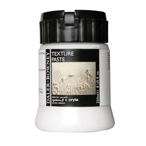 Daler-Rowney Acrylic Medium, Plastic Pot, 8.45oz - 250 ml, Texture Paste 2