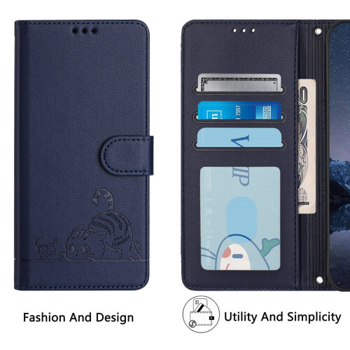 iPhone 12 Brieftaschenhülle aus Leder mit magnetischem Kartenfach 1