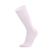 Sports Socks for Youth Breathable Wicking Elastic Ribbed Design White 6-14 Years