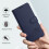 iPhone 12 Brieftaschenhülle aus Leder mit magnetischem Kartenfach 6