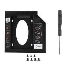 SSD HDD tartóadapter ötlyukú szellőztető kialakítással, univerzális SATA3.0 interfészű laptop merevlemez-tartó maximális adattárolási