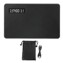 Gabinete criptografado por hardware para SSD/HDD de 2,5 polegadas com USB Tipo C e certificação de segurança FIPS Nível 3 para proteção de