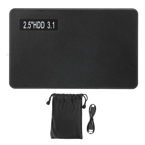 Gabinete criptografado por hardware para SSD/HDD de 2,5 polegadas com USB Tipo C e certificação de segurança FIPS Nível 3 para proteção de