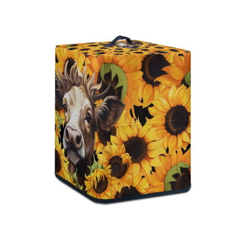 Φριτέζα αέρα ηλίανθου Highland Cow & κάλυμμα Instant Pot (5-7Qt), ανθεκτική στη σκόνη με 1