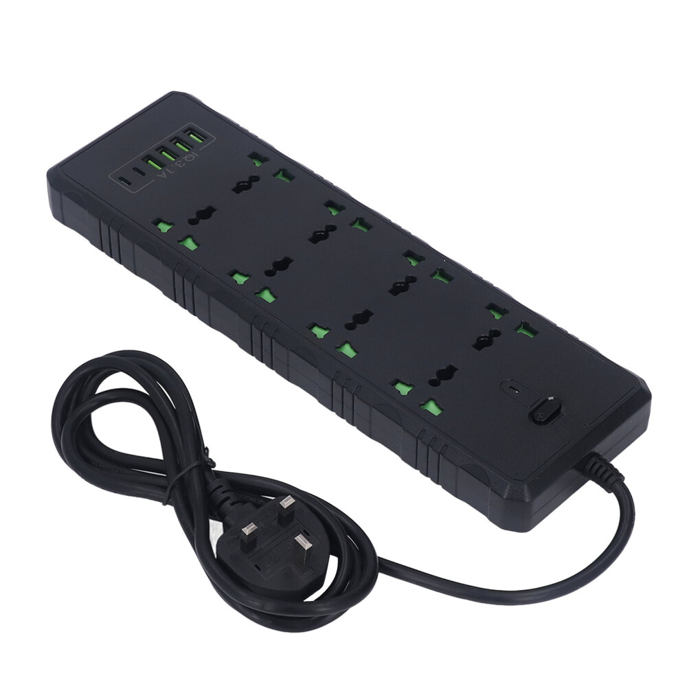 Fire Resistant Power Strip Surge Protector Smart Charging Technology Usb Charging Ports Energy Rating Noise Filter Wall Mountable Multiple Outlets 9180479948841