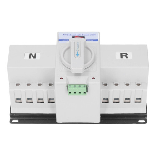 Simple Operation Dual Power Automatic Transfer Switch Wide Application No Noise Energy Saving With Mechanical And Electrical Interlocking For Home