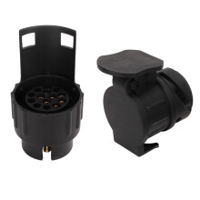 Adattatore per rimorchio, camion, roulotte, adattatore multiuso per rimorchio, adattatore per presa di traino, convertitore universale a 7 e 13 pin,