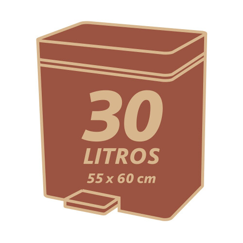 Vileda Vileda - Reinforced ecobag trash bag, 30L, 100% recycled, green 1