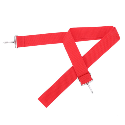 Adjustable African Snare Drum Strap Polyester Nylon with Metal Hook Red Color 1