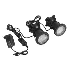 Underwater Fountain Lights RGB Color Changing LED Spotlight Landscape Lighting Set with Dimmable Feature IP68Waterproof Rotatable Head and36LED