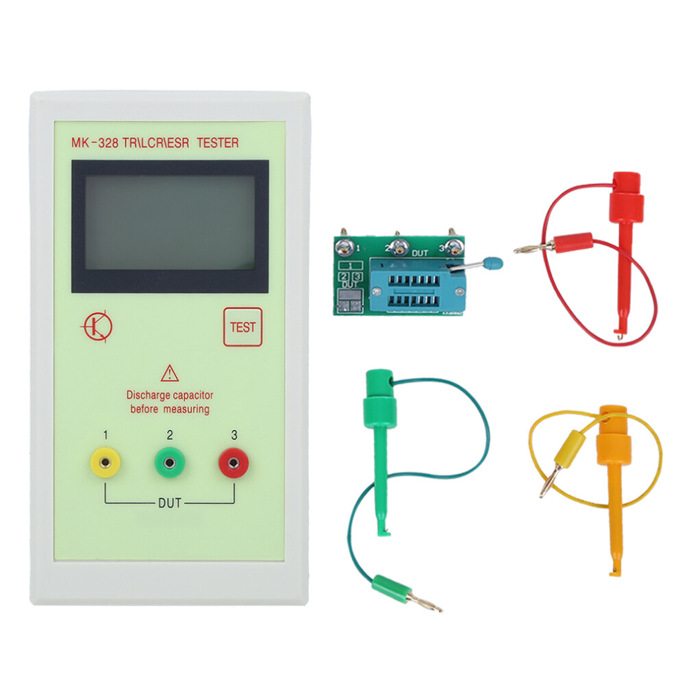 Electronic Component Tester Multi Function Lcr Esr Meter With Digital Display Full Color Screen For Bipolar Transistor Testing Auto Detection Of Base 9191629394357