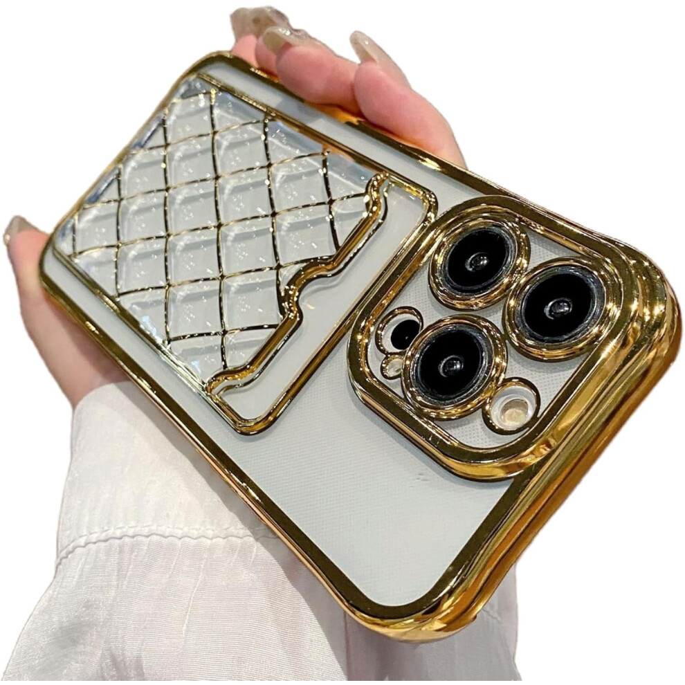 Electroplated Iphone Case 1 For Iphone 15/14/13 Pro Max Gold 902370177149