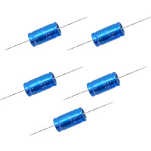 Set of 5pcs 100V Aluminum Electrolytic Capacitors 1.5-15uF Capacitors for Superior Sound Quality In Applications