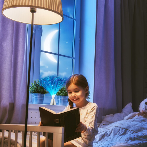 Fiberglas-LED-Lampe mit Farbwechsel, batteriebetrieben 1