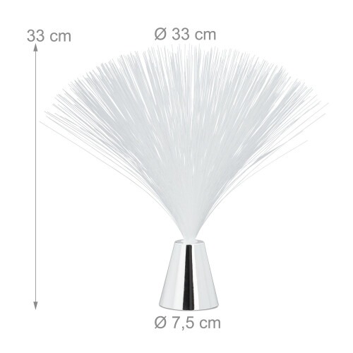 Fiberglas-LED-Lampe mit Farbwechsel, batteriebetrieben 2