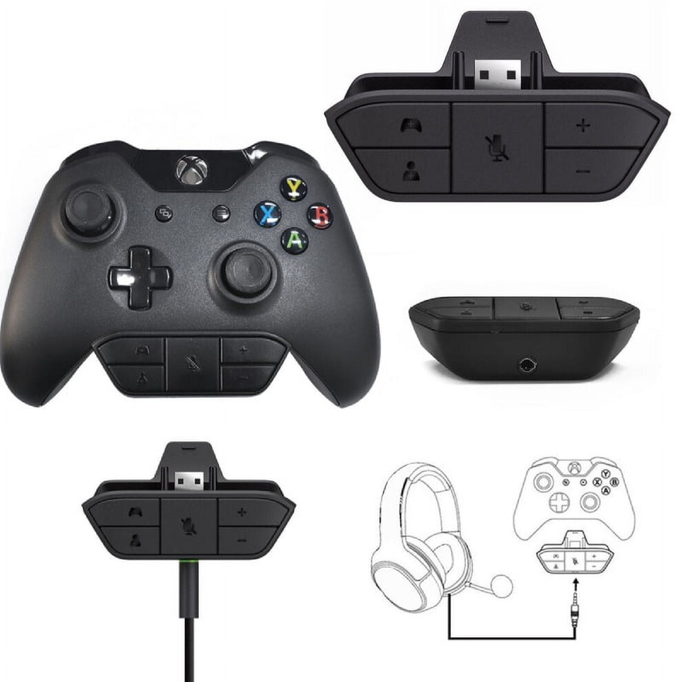 Stereo Headset Adapter For Xbox One & Xbox Series X|S Controller - Headphone Adapter Adjust Volume, Mic,Audio Balance 9181073419515