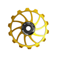 Lightweight, wear-resistant 14T/15T/16T ceramic rear derailleur pulley wheel for bikes — compatible with Shimano, SRAM, Campagnolo