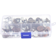 Quick Installation Metal Button Repair Kit, No Sew Adjustable Waist Buttons With Thread Rivets Corrosion Resistant Removable Metal Buttons For Jeans