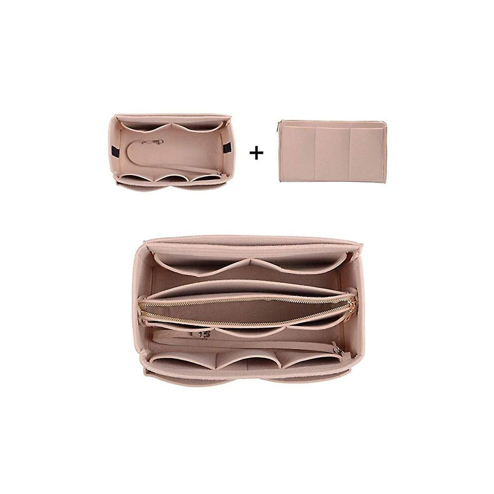 Make Up Organizer Felt Insert Bag For Handbag Travel Inner Purse Portable Cosmetic Bags Fit Various Brand Bags