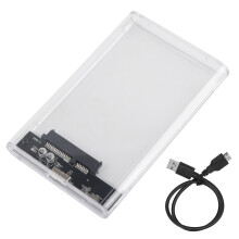 Boîtier SSD/HDD USB 3.0 vers SATA, transparent, sans outil, compatibilité universelle, Plug & Play, compatible UASP, échangeable à chaud pour