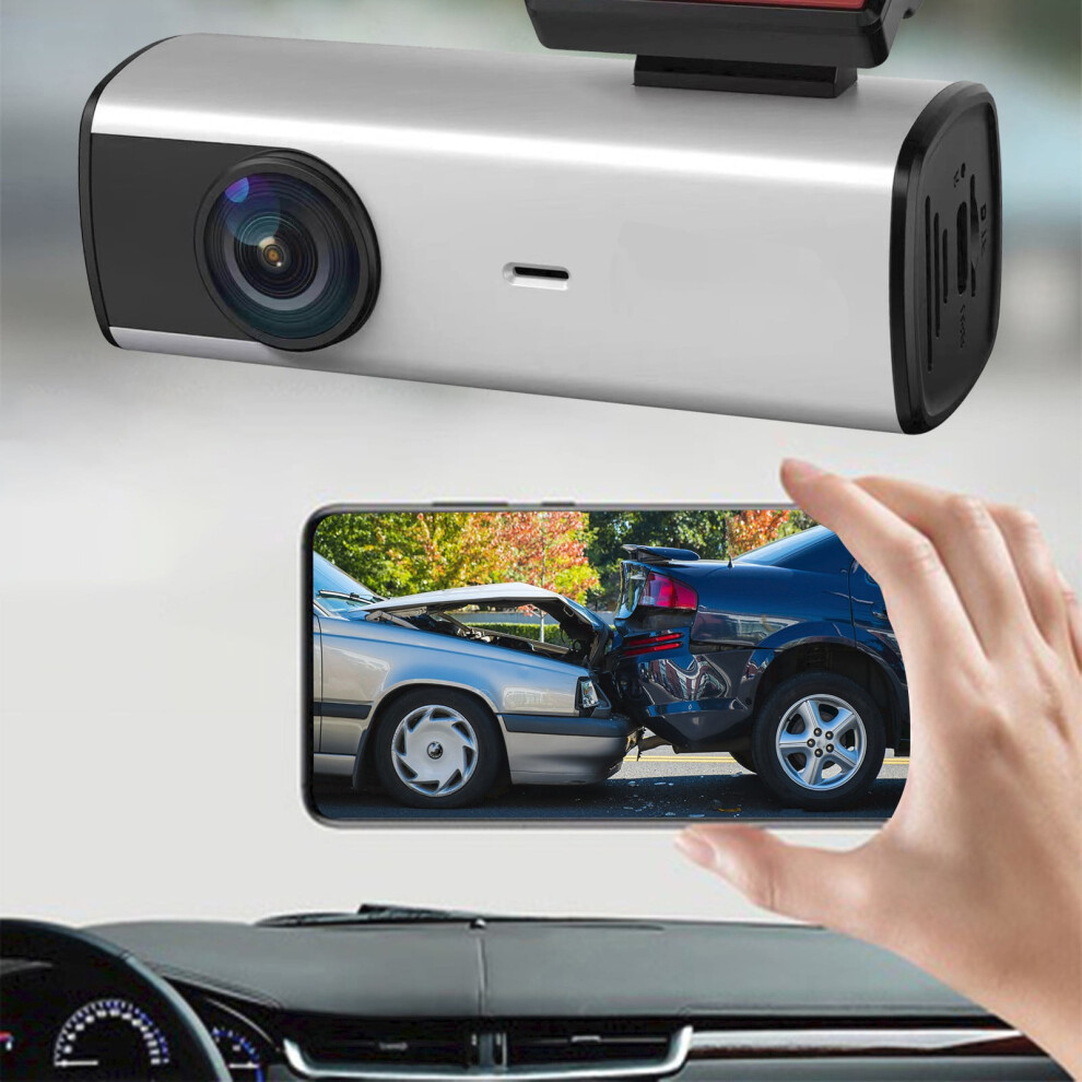 Car Recorder Loop Video Parking Monitoring Night Vision Night Vision Enhanced 1080P Camera 170 Degrees Wide Angle Shooting 9558633012262